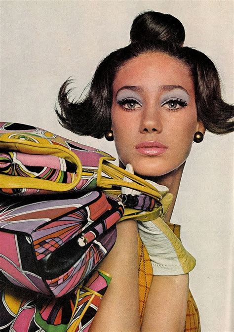 marisa and pucci patterend bags photo by bert stern vogue 1965 sixties fashion marisa pucci