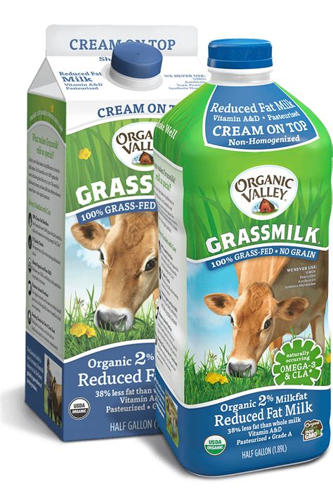 Reduced Fat 2% Grassmilk, Non-Homogenized, Pasteurized, Half Gallon