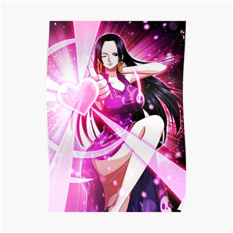 Boa Hancock One Piece Poster By Anthonycoraine Redbubble