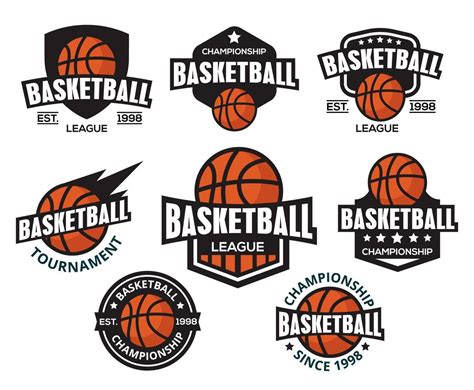 Free Basketball Logos Vector American Style Vector Art And Graphics