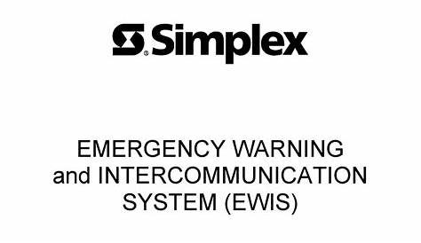 simplex 4100u manual