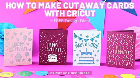 How To Make Cutaway Cards With Cricut And Cricut Card Mat Cricut For