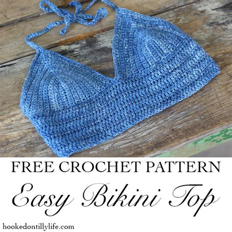 simple crochet bikini top free crochet pattern hooked hot sex picture
