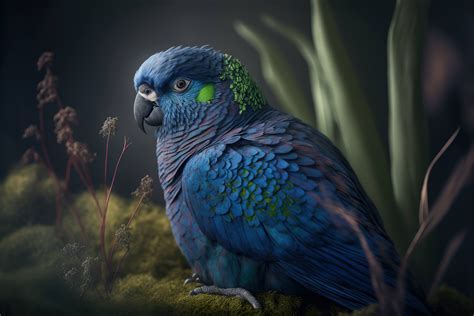 A Stunning Wild Parrot From Nature