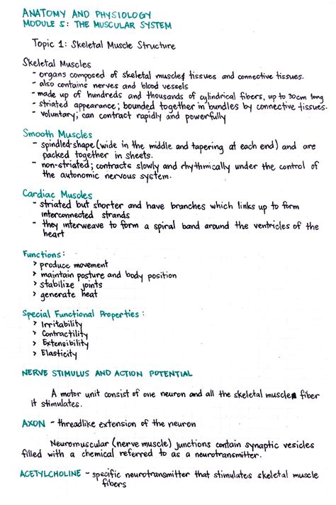 Anatomy And Physiology Module Material Science And Engineering Cit University Studocu