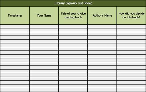 sign  sheet templates excel word