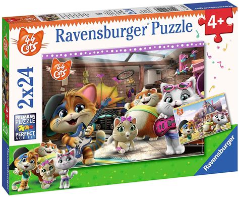 Comprar Puzzle Ravensburger 44 Cats De 2x24 Piezas Ravensburger 050123