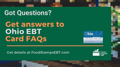 Maybe you would like to learn more about one of these? Ohio EBT Card 2020 Guide - Food Stamps EBT