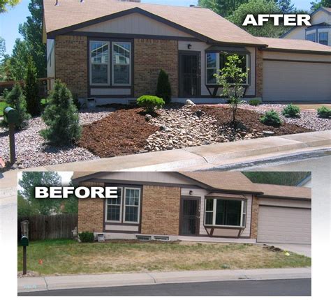 Before And After Front Yard Makeover 2 Backyard Landscaping Fence