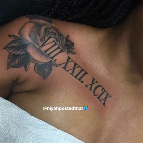 Chest Name Tattoo Design For Women Viraltattoo