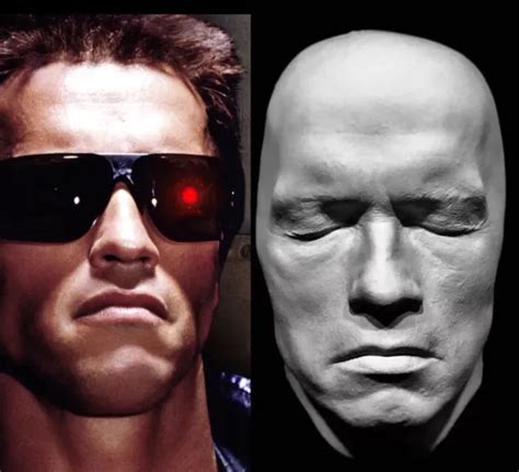 Arnold Schwarzenegger Life Mask Cast Terminatorpredatortotal