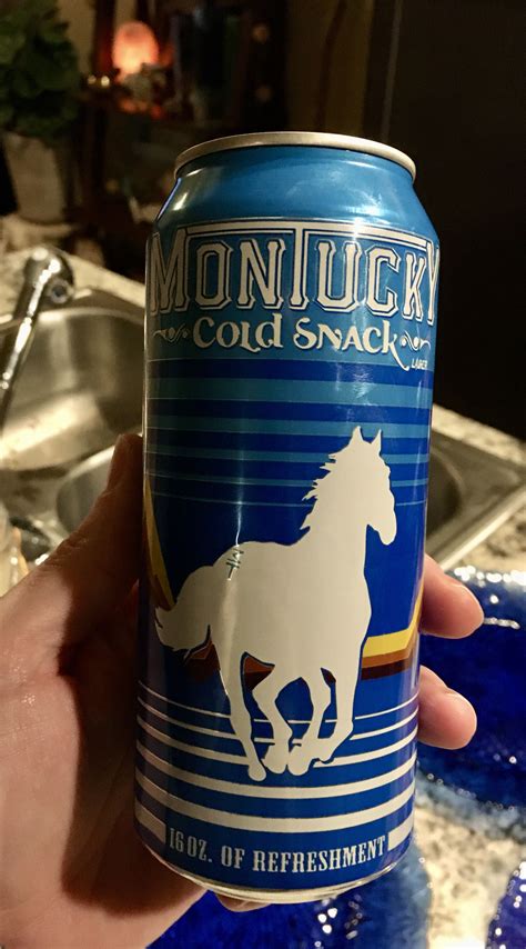 A snack is a small portion of food generally eaten between meals. Montucky Cold Snack #fanofthecan #cannedbeer #craftbeer ...