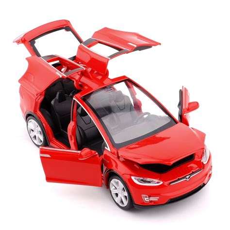 New 132 Tesla Model X Alloy Car Model Diecasts Toy Cars Toys Ferry