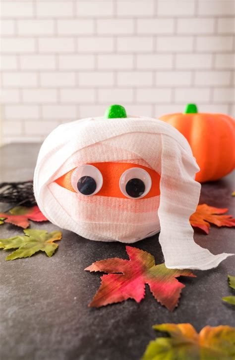 Diy Mummy Pumpkin With Gauze Kids Activities Blog