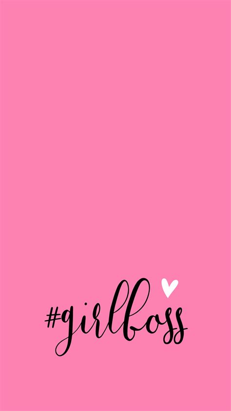 Girlboss Girlboss Girlboss Iphone Wallpaper For Your Phone Pink