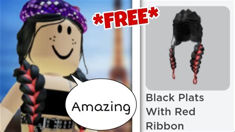 Free Item How To Get Black Plats With Red Ribbon Roblox Sunsilk City