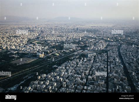 View Of The City Of Tehran The Capital Of Iran Tehran Is The Stock