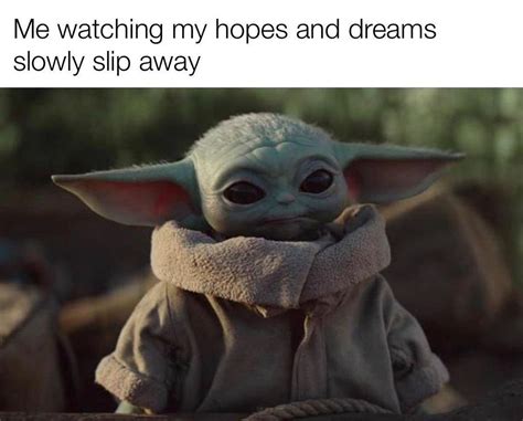 Baby Yoda On Instagram Wittlebabyyoda Yoda Funny Yoda Meme