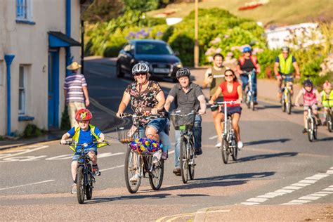Sidmouth Salutes Super Toby Five Cheering Him Home After Nhs Cycle