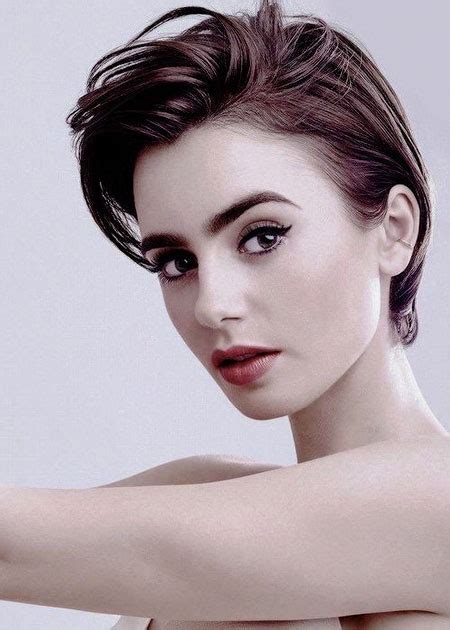 25 Lily Collins Short Hair Celebrity Short Hairstyles