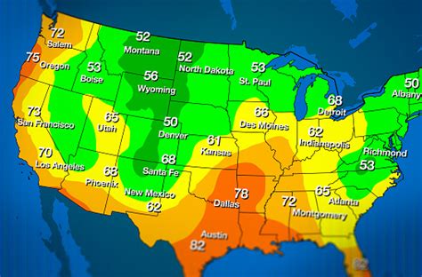 The weather element includes type, probability, and intensity information. Weather Forecast Map Stock Photo - Download Image Now - iStock