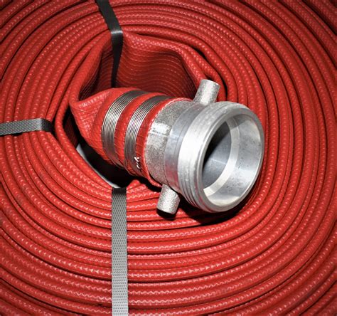 Hose Fire 25 X 100 Nst Polydur Red Irp Fire And Safety