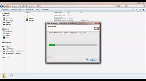 Go to oracle.com and click on options menu. Install Oracle 11g Windows 7 - YouTube