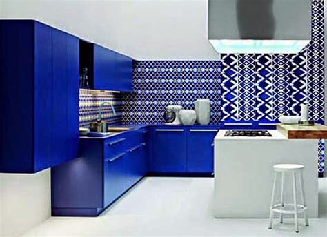 tren gaya dapur minimalis nuansa biru model dapur minimalis