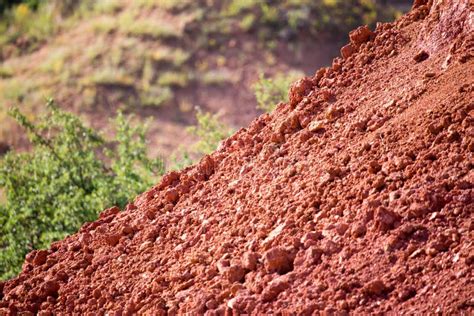 Red Clay Soil On Nature As A Background Stock Photo Image Of Ground