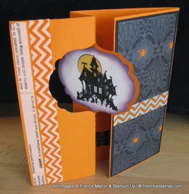 How to create a flip card animation. Gated Flip card with Stampin'Up! Thinlits - Frenchie Stamps