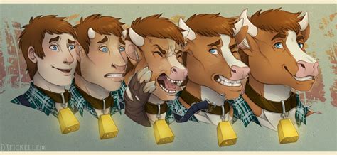 The Cow Farmer Tf Bust Sequence By Pheagle Adler On Deviantart