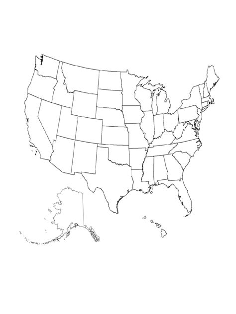 Blank Printable Us Map With States Cities Blank Us Mapmanunez Selah