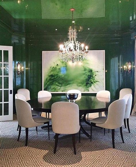 Pin By Myideas Interiors By Dale Cari On Greens Green Dining Room
