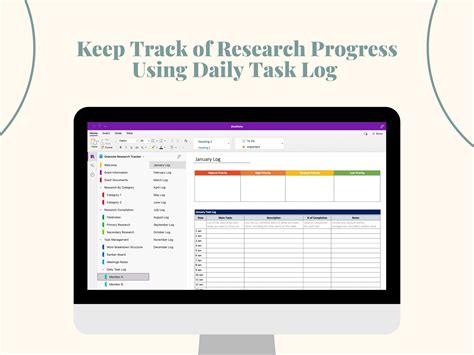 Onenote Research Tracker Template Optimized For Desktop Etsy