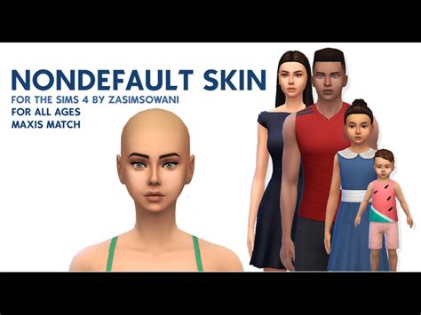 The Sims Resource Nondefault Maxis Match Face Overlay