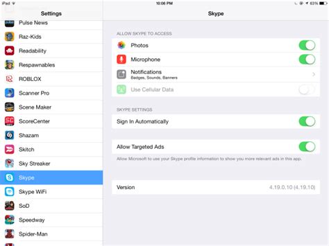 When you launch the app, the corresponding profile will be. How to configure each of your app's settings on your iPad ...