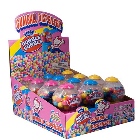 Dubble Bubble Mini Gumball Machine 12pc