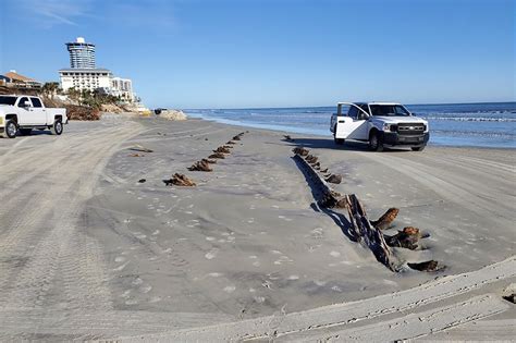 Erosion Reveals Mystery Structure On Florida Beach