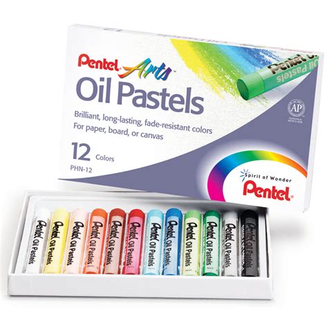 Pentel Oil Pastel 12 Color Set