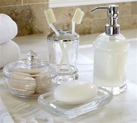 Explore a wide range of countertop basins & countertop sinks online today at victorian plumbing. Classic Glass Countertop Bath Accessories | Pottery Barn