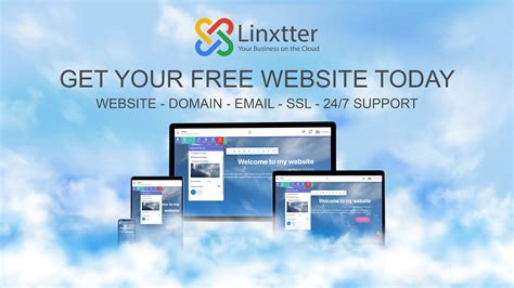 Create a stunning website webiste with FREE domain name