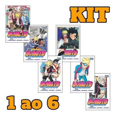 Boruto Naruto Next Generations Vols 1 Ao 6 Kit Mangá