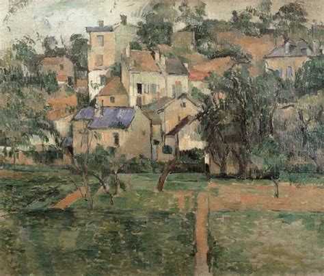 The Hermitage At Pontoise Paul Cezanne Malmo Sweden Oil Painting
