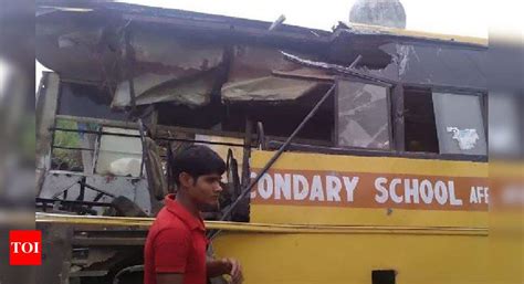 Two Students Killed Seven Critical As School Bus Overturns While