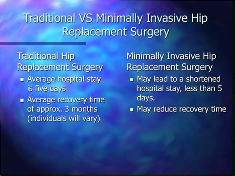 Ppt Minimally Invasive Hip Surgery Powerpoint Presentation Free