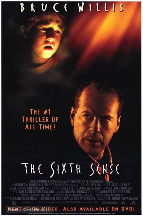 The Sixth Sense 1999 Movie Poster