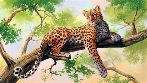 Leopard Art Wallpapers Hd Wallpapers Id 13648