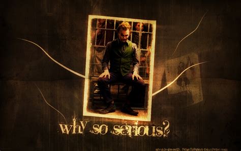 The Dark Knight Files Why So Serious Wallpaper 2012 Series