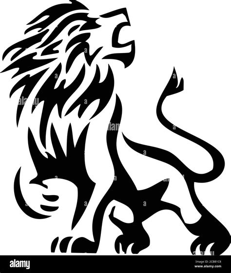 Vector Illustration Of Lion Stock Vector Image And Art Alamy