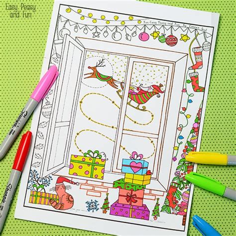 Free christmas coloring pages for adults. 21 Christmas Printable Coloring Pages - EverythingEtsy.com